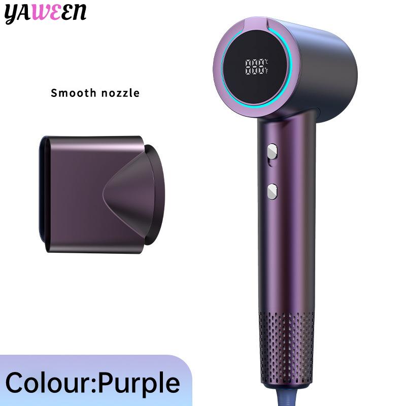 

Фен для волос 110000 об/мин высокоскоростной бесщеточный двигатель отрицательный ионизатор фен для быстрой сушки, бесшумный термоконтроль фен для волос UK Plug