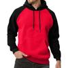 Men's Colorblock Sweatshirt Hoodie Men's Sports Large Size Casual Sweatshirt