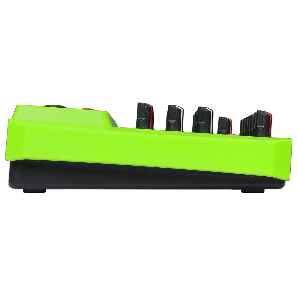 B6 Portable 6 Channels Audio Mixer USB Mixing Console Supports BT Connection with Sound Card Built in 48V Phantom Power