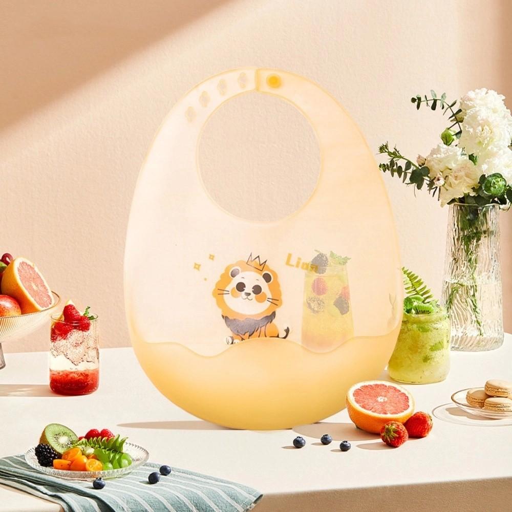 

Водонепроницаемый детский силиконовый нагрудник для еды, милая детская салфетка для еды, детские принадлежности для кормления 2