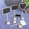 10Pcs Mini Tafel Tafel Wordpad Nachricht Hinweis Memo Board Halter Clip Home House Party