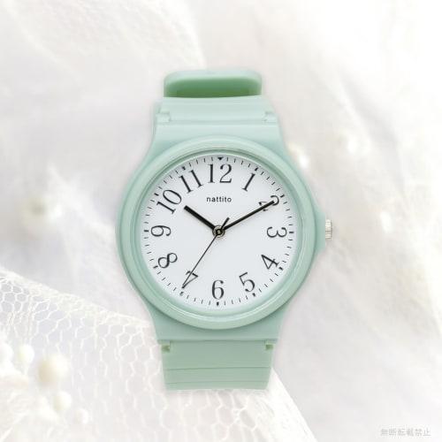 Fieldwork Women's Analog Watch with TPU Strap, Silver Indexes, and Green Purse, YM115-3