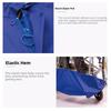 Reusable Wheelchair Rain Poncho Reflective Strip Windproof Cape  for Elderly Disability Use