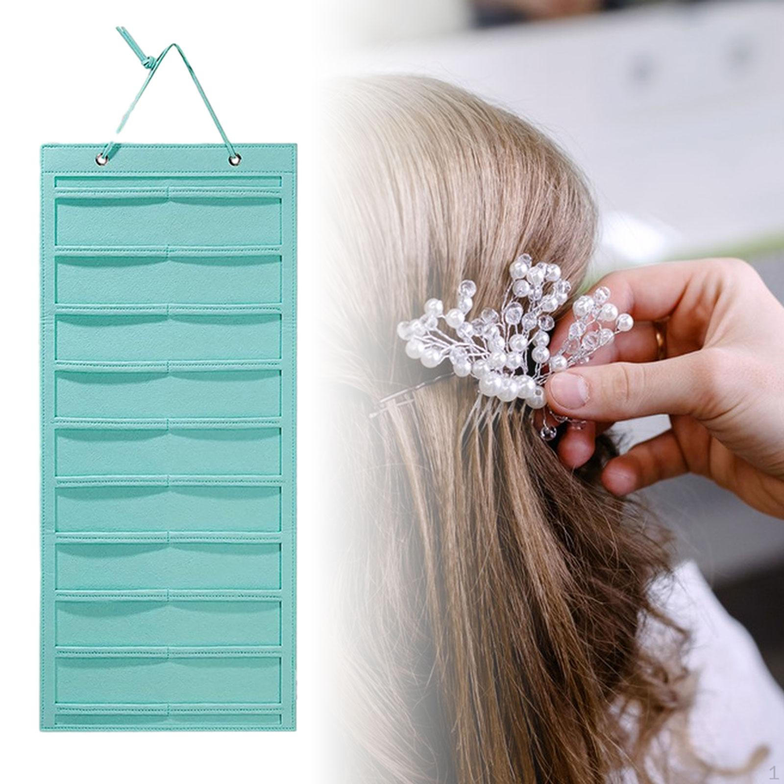 

Держатель для зажима-коготь, банты для волос, органайзер, аксессуары, хранение, дисплей, зажимы, вешалка для синий