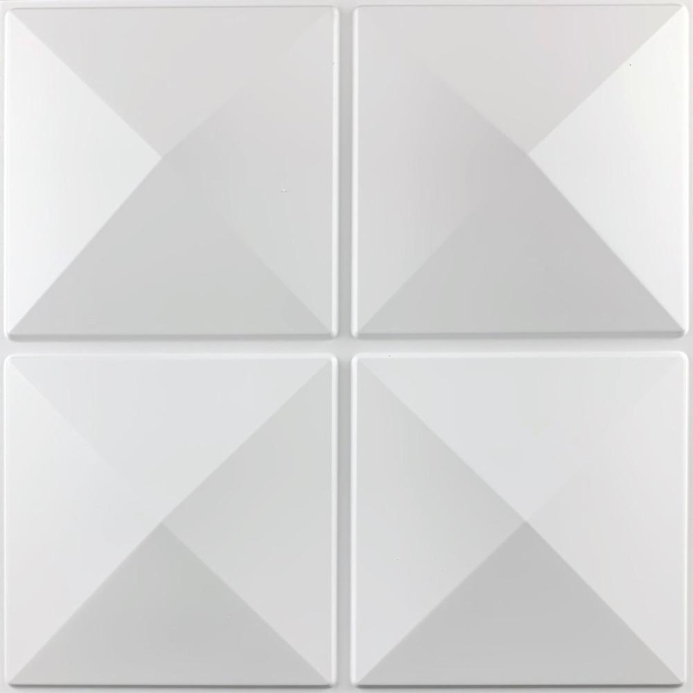 White 3D Wall Panel Foam Brick Geometric Non-self-adhesive Wall Sticker Classics Modern Background Wallpaper Wall Renovation