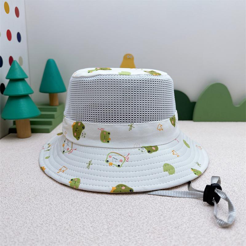 Breathable Baby Sun Hat - Summer Style Mesh Bucket Hat with Sun Protection