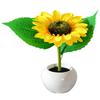 LED Sonnenblume Künstliches Nachtlicht Schlafzimmer Wohnheim Dekorative Tischlampe Simulationsblumen Licht