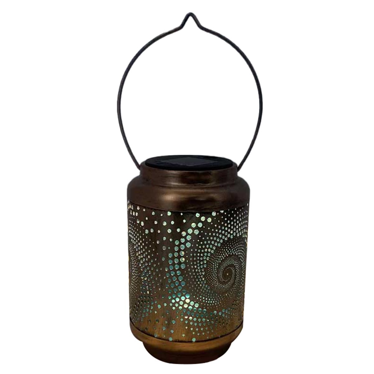 

HY1225 Hollow Out 3D Snail Outdoor Solar Lantern IP44 Waterproof Garden Hanging Light Bronze