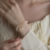 Trendiges Muschel- & Stern-Design 100% Natürliche Süßwasserperle 14K Gold Filled Damenarmband Großhandel Für Frauen Geschenke