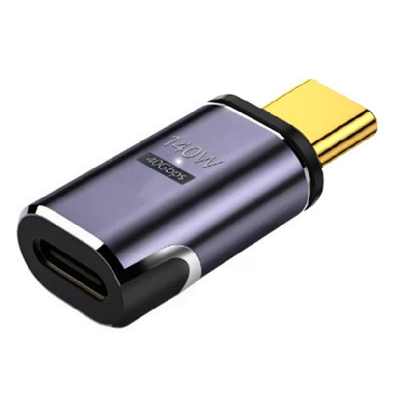 

140W 5A Magnetic USB4 Type-C Straight Converter 8K 60Hz 40Gbps OTG Adapter As Shown A