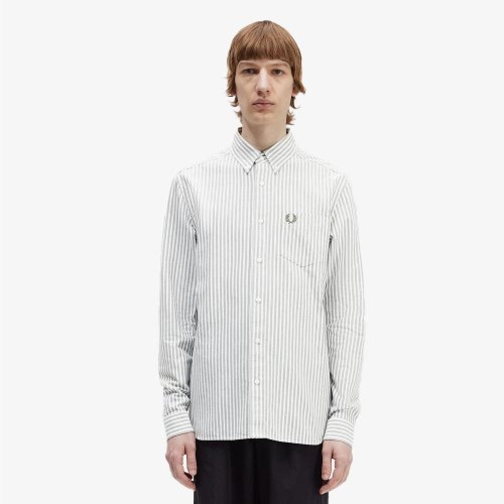 

Fred Perry [sharp] Striped Oxford Shirt 638 Afpm2336574 638 S