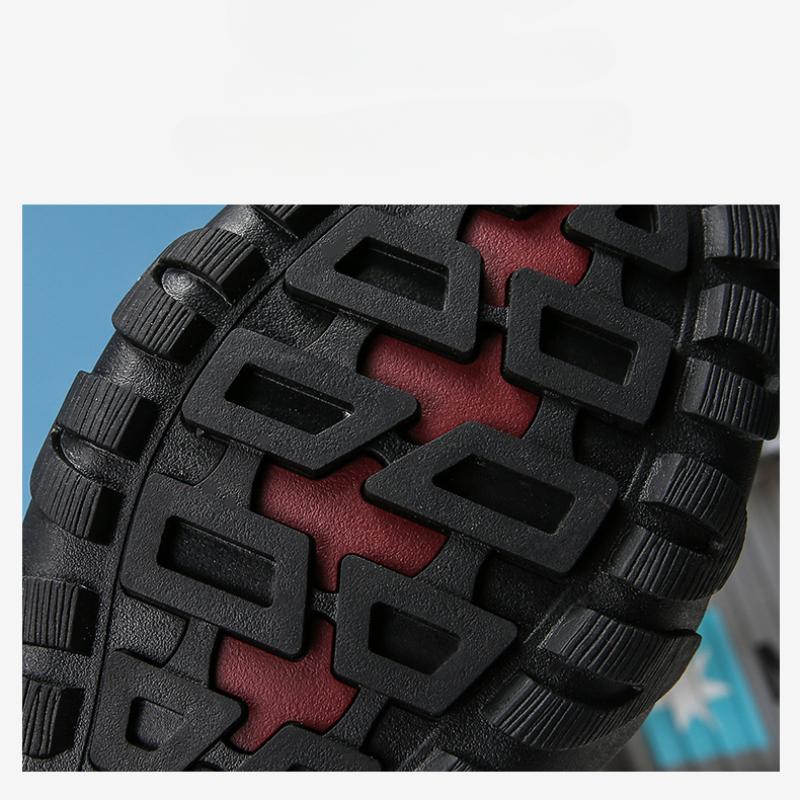 Winter Men's Warm Snow Boots High-top Outdoor Plush Shoes Plus Size 39-47
