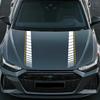 Car Engine Hood Long Striped Stickers Car Bonnet Vinyl Decals Self Adhesive PVC Auto Body Styling Decoration Sticker Accessories