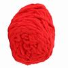 2pcs Red Color Super Bulky Yarn Single Strip Fluffy Blanket Yarn Thick Knitting Yarn  For Crochet