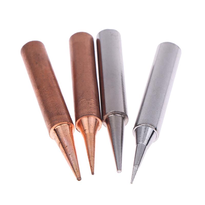5Pcs Solder Iron Tips Set Welding Equipment Accessories Lead-Free Pure Copper 900M-T-B For Soldering Station