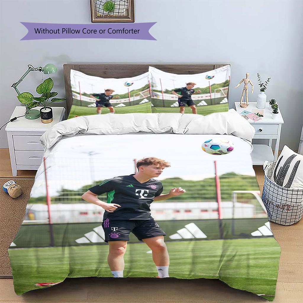 Wanner Pattern Bedding Home Decoration Birthday Gift ( 1 Duvet Cover + 2 Pillowcase, Without Core),fan Merchandise.