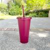 10PC 24OZ Glitter Straw Cups Large Capacity PP Single Layer Plastic Cups 710ml Glitter Cups Drink Party Cups Takeaway Drinks