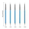 1/10/15 Pcs/Set Dual Ended Rhinestone Nail Art Silicone Pen Sculpture Pen/3D Flower Carving/Dotting Nail Tool Manicure Brush
