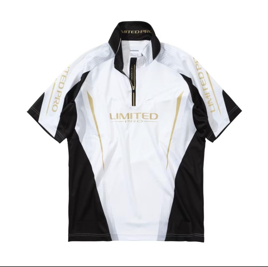 

Футболка SHIMANO Limited Pro с коротким рукавом на молнии до половины, Limited White L [SH-125Y]