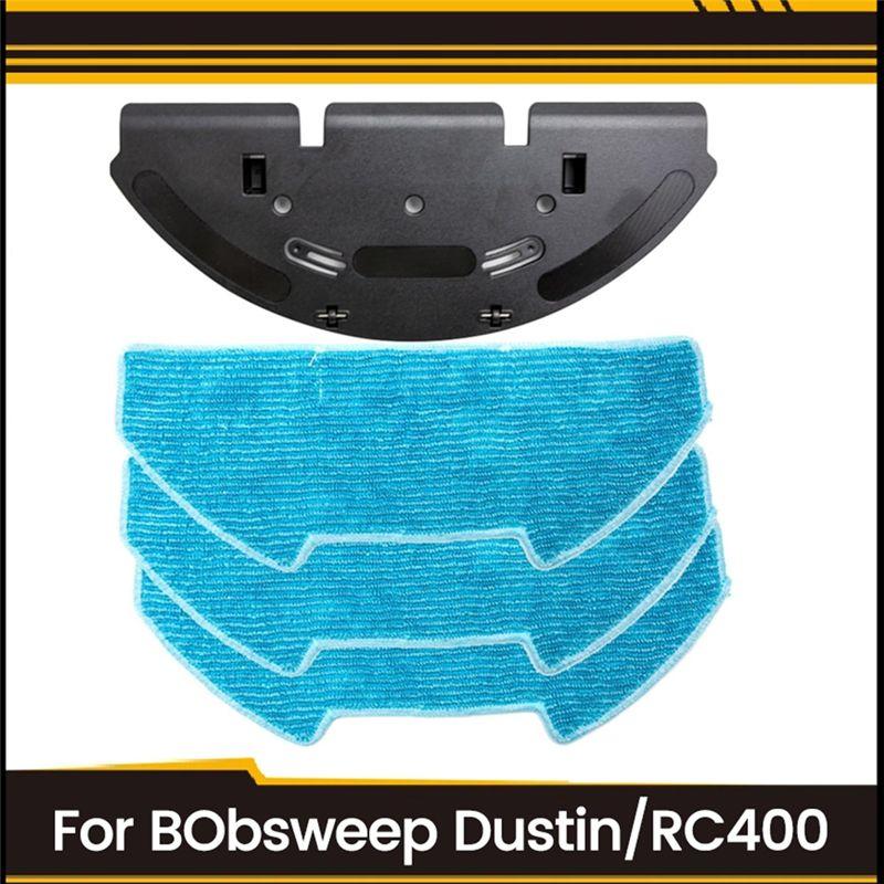

AEE2-Replacement Mop Bracket Kit For Bobsweep Dustin/For RC400 Vacuum Cleaner Microfiber Pads Efficient Floor Cleaning
