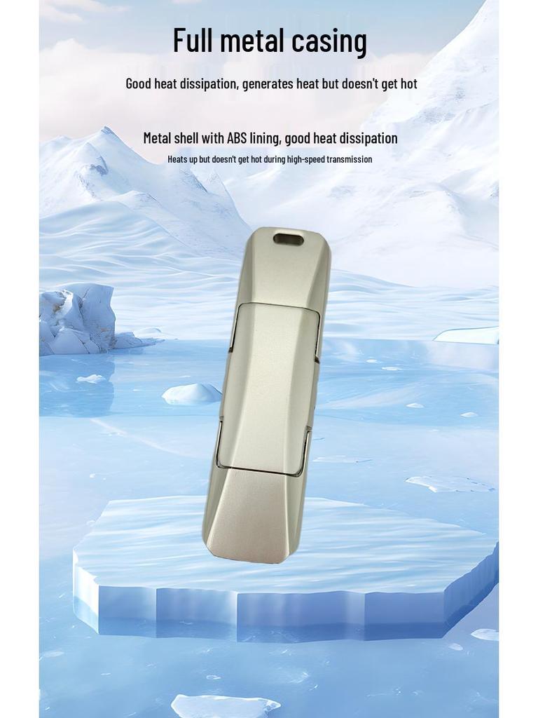 64GB Dual Interface USB 3.0 Type-C Metal High-Speed Supercar Flash Drive