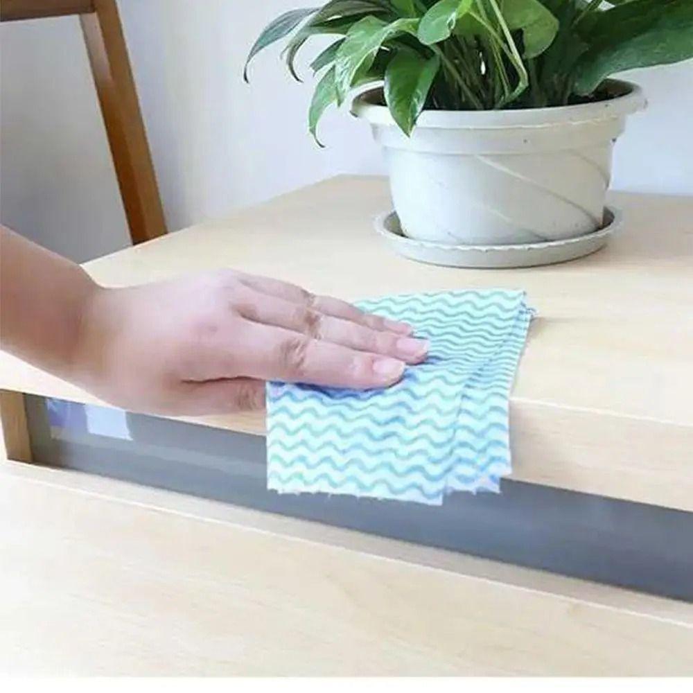 40 Sheet/Roll Household Kitchen Non Woven Dish Towels Reusable Kitchen Cleaning Dishcloth