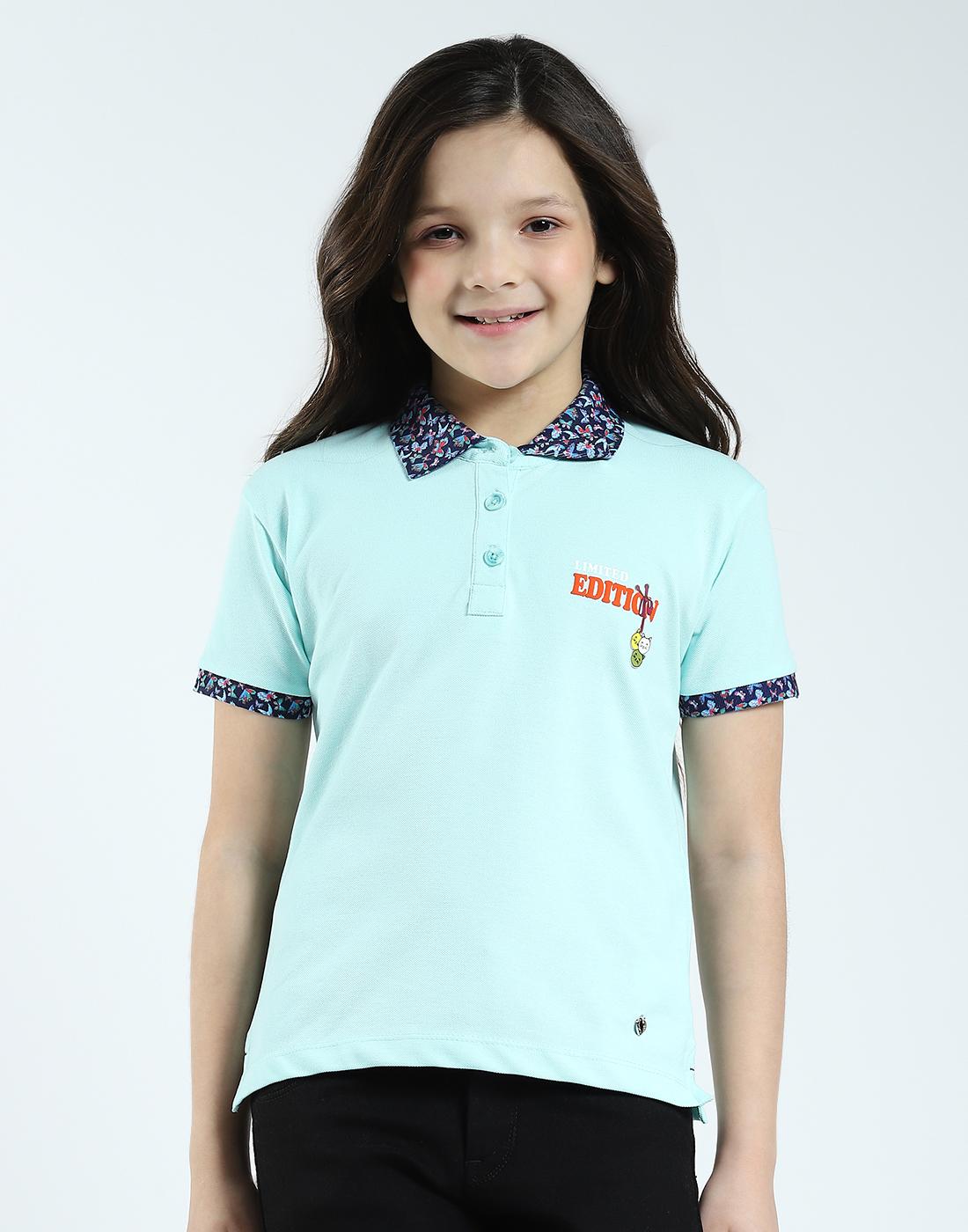 

Monte Carlo Girls Polo Neck Half Sleeve T-Shirt 11-12 Years синий