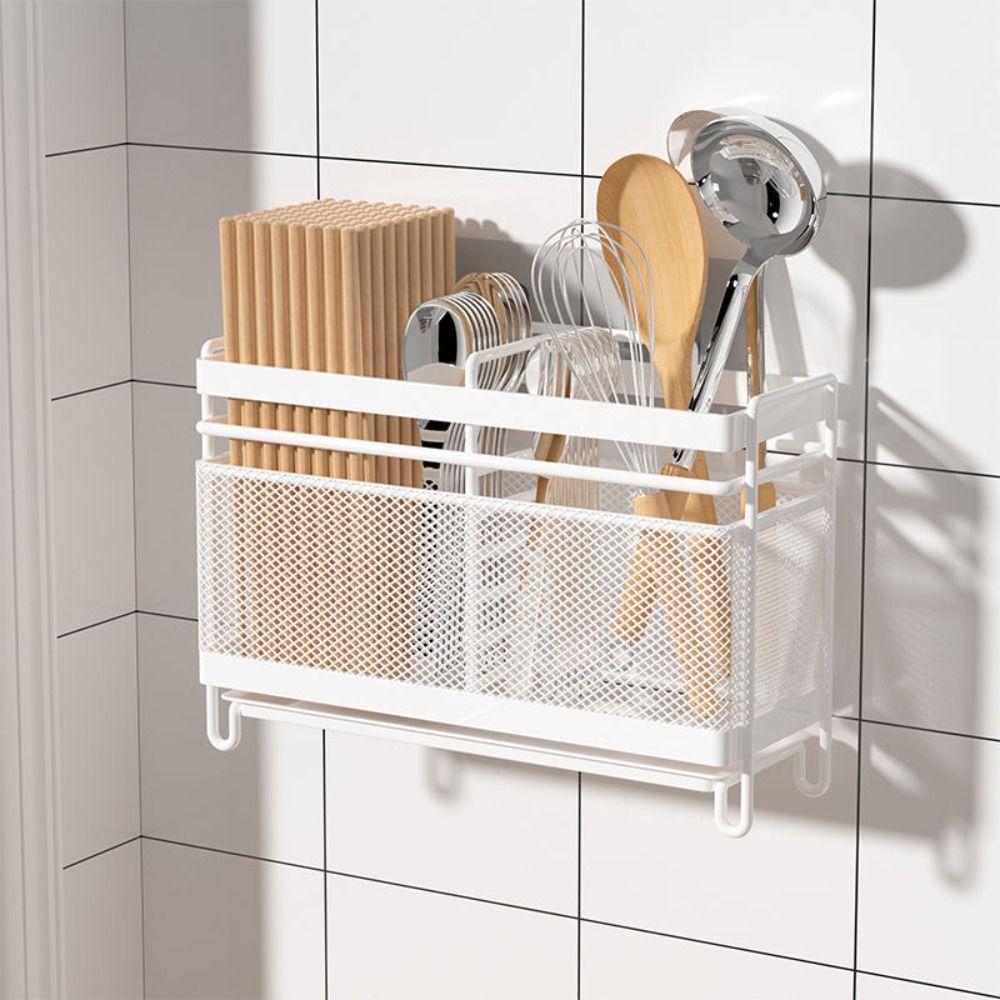 Space Saving Chopsticks Storage Holder Rust Proof Cutlery Storage Shelf  Kitchen Gadgets