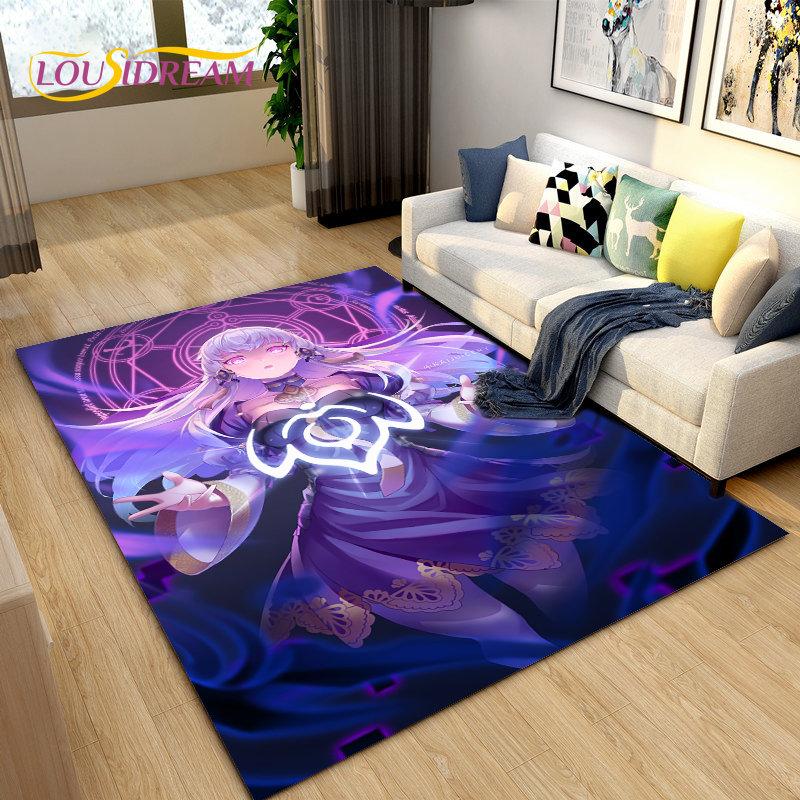 Fire Emblem Series Game Gamer Area Rug,Carpet Rug for Living Room Bedroom Sofa Doormat Decoration, Kids Play Non-slip Floor Mat