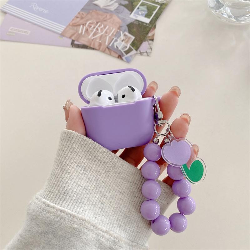 Ins Tulip Bead Chain for AirPods Pro1 Generation Protective Case 1 Generation Pro1 Generation Apple Bluetooth Headset Case