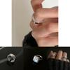 925 Geometric Stylish Silver Ring With Irregular Design And Pearl For Trendy Women Gifts