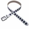 Ins Koreanischer Stuy Schachbrettgürtel Männlicher Trend Unisex PU-Ledergürtel Internet-Berühmtheit High Street