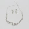 Temperament Korean Style Earrings Women Necklace Wedding Jewelry Set Necklace Earring Tiara Set