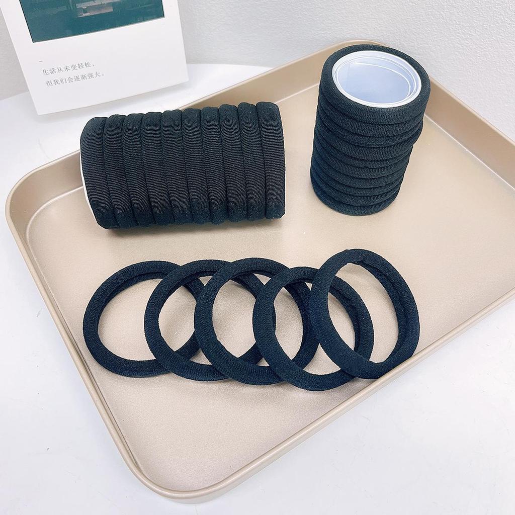 10Pcs/bag High Elasticity Seamless Towel Hair Loop Scrunchies for Women Elasticity Hair Loops Fashion Hair Accessories