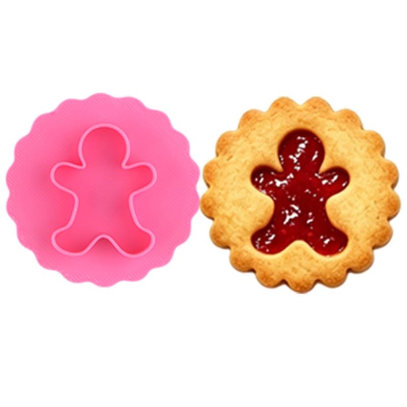 Christmas Linzer Cookie Cutter Multiple Patterns Non-Toxic for Home Winter Holiday Baking DIY Gift Treat Making