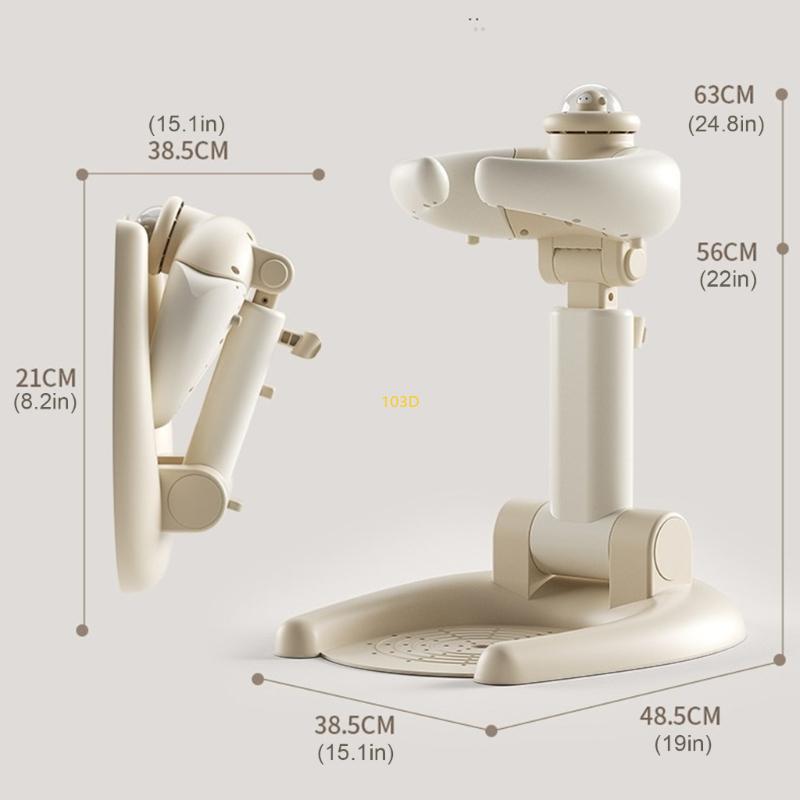 Foldable Baby Standing Bath Support Nonslip Height Adjustable Shower Rack For Toddler Safe & Motor Skill Training