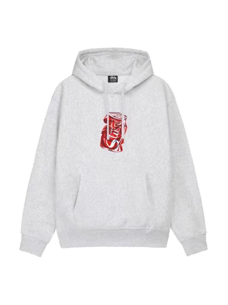 Unisex Heart Mercury Print Heavyweight Hooded Sweatshirt - Trendy STUSS Original