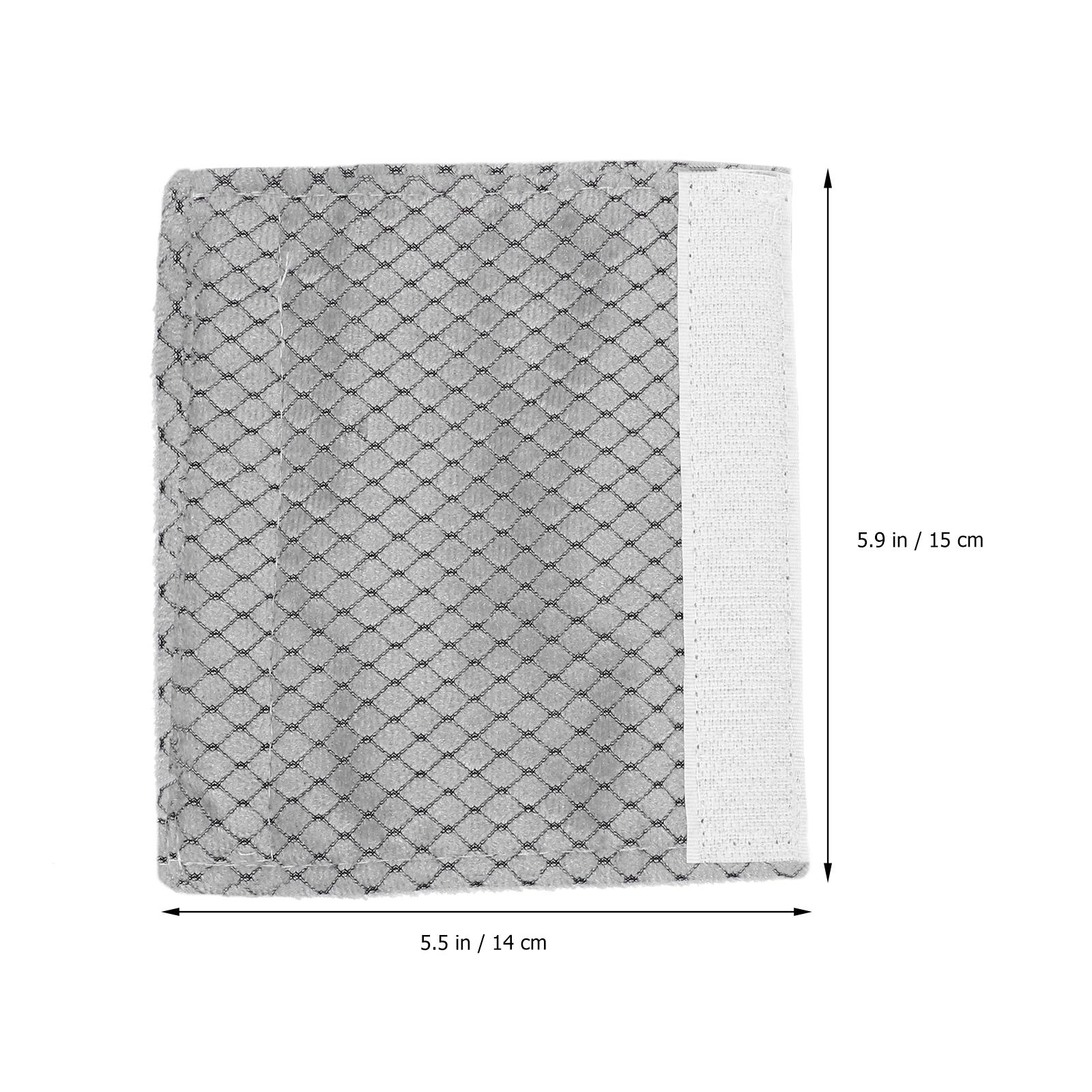 

Door Handle Wrap Cloth for Fridge and Oven Non Slip Kitchen Appliance Proof Easy Clean Decorative Use сірий