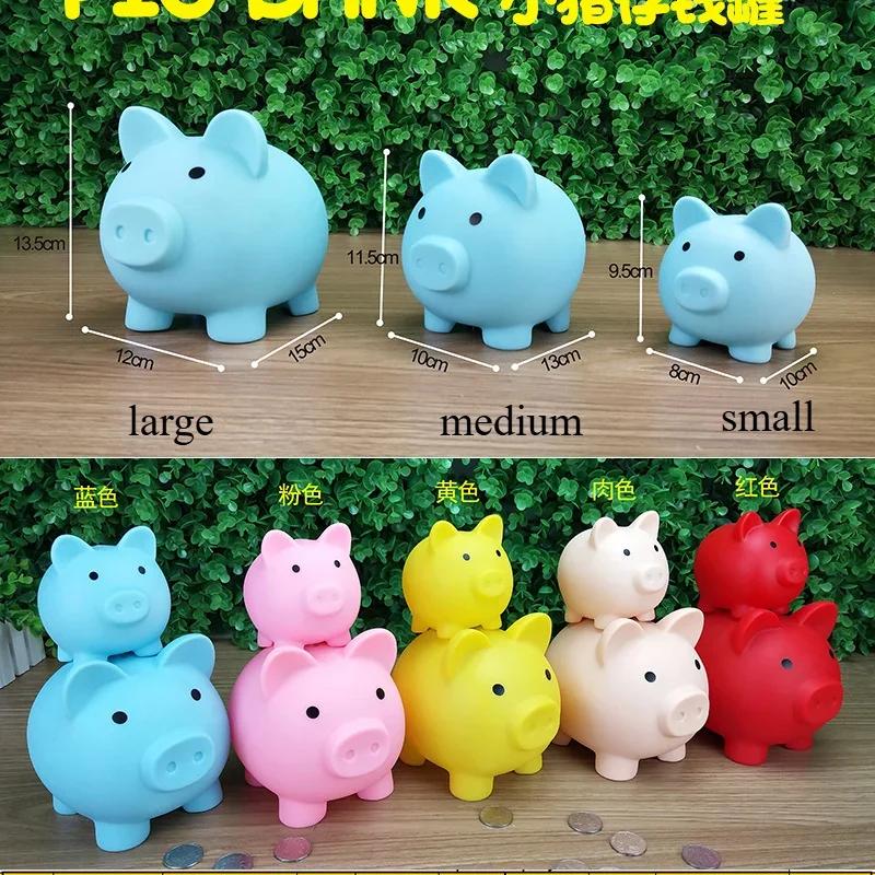 Large Capacity Cartoon Pig Shaped Money Boxes Children Toys Birthday Gift Home Decor Money Saving Piggy Bank Coins Storage Box