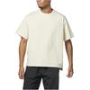 Under Armour Embroidered Design Solid Color Crew Neck Casual Short Sleeve T-Shirt Men Tops Cream 1387993-273