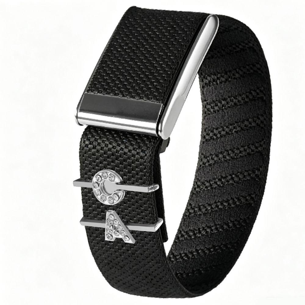 Strap Slide Charm Watch Strap Letter Charm for Whoop 5.0/5.0 MG/4.0 Women Daily Wear