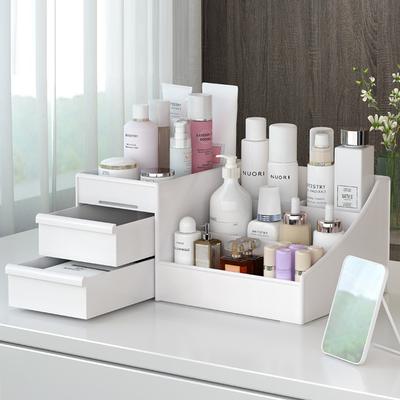 1pc Large Capacity Cosmetic Storage Box Makeup Drawer Organizer Jewelry Nail Polish Makeup Container Desktop Sundries Storage Box