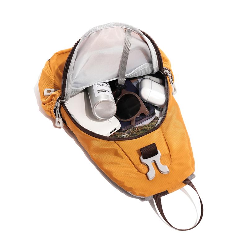 Lightweight Nylon Sling Bag for Men Women Crossbody Chest Backpack Travel Shoulder Purse