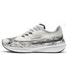 Xtep Five-Point Speed 2.0 Test Fisico Ammortizzazione Scarpe da Corsa Basse Sneaker Uomo Bianco Nero 877319110043-5