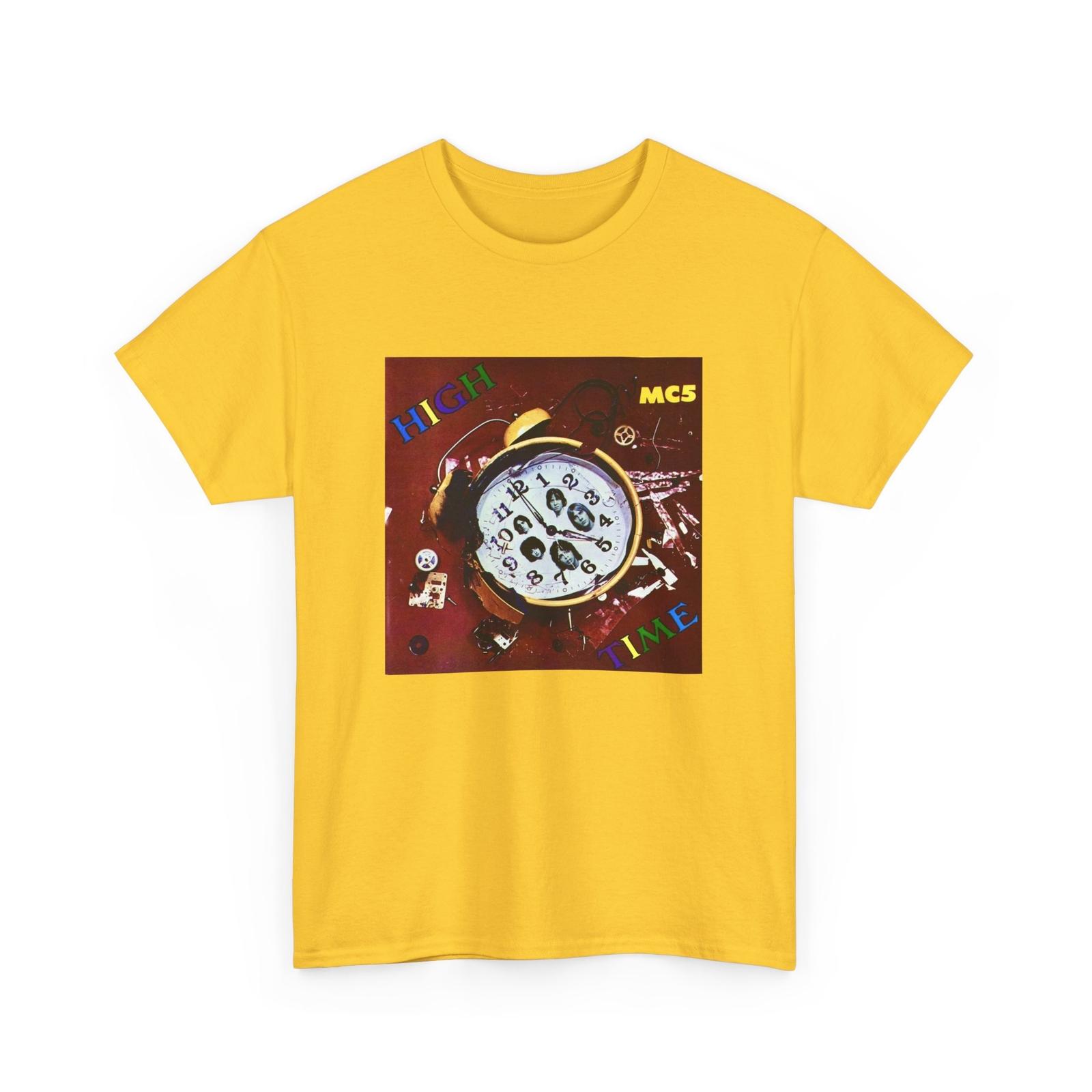 MC5 Garage Rock Band Tshirt Vintage Rock Music Album Cover Shirt High Time L