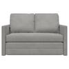 Vidaxl Sofa Podłogowa 2-W-1, Jasnoszara, 122X204X55 Cm, Aksamit