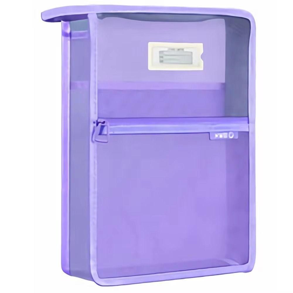 L Shaped Test Paper Storage Bag Thickened Mesh Stationery Organizer Pouch File Folder Bag  Students