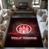 FC St. Pauli Bedruckter Kristall-Samt-Teppich Rutschfester Kristall-Samt-Teppich für Sofa Schlafzimmer Innenraum Heimdekoration