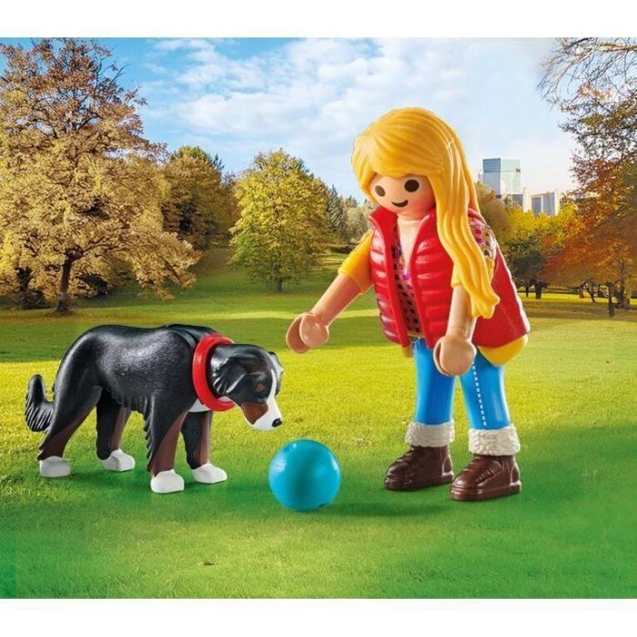 PLAYMOBIL 71738 Junges Mädchen mit Berghund, My Life, 5 Teile, Ab 4 Jahren
