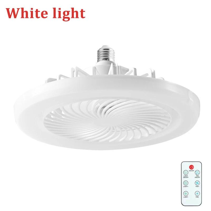 2-in-1 Ceiling Fan Lamp LED Fan Light with Remote Control 3-Speed E27 Screw 85-265V Led Light for Bedroom Living Room Lighting